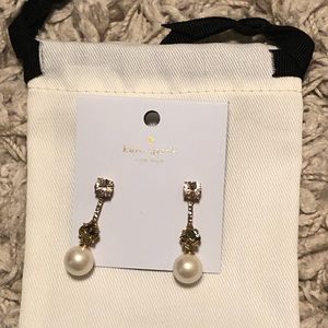 Kate Spade pear drop earrings